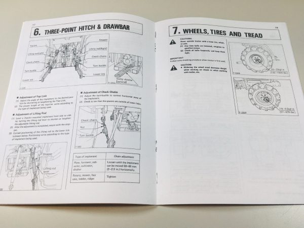 Kubota B8200Hst-D 4Wd Tractor Operators Owners Manual Maintenance - Image 5