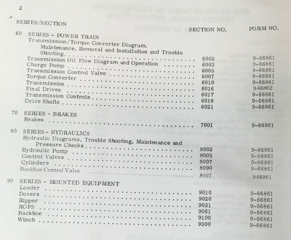 Case 850B Crawler Dozer Loader Service Manual Repair Shop Technical Workshop - Image 4