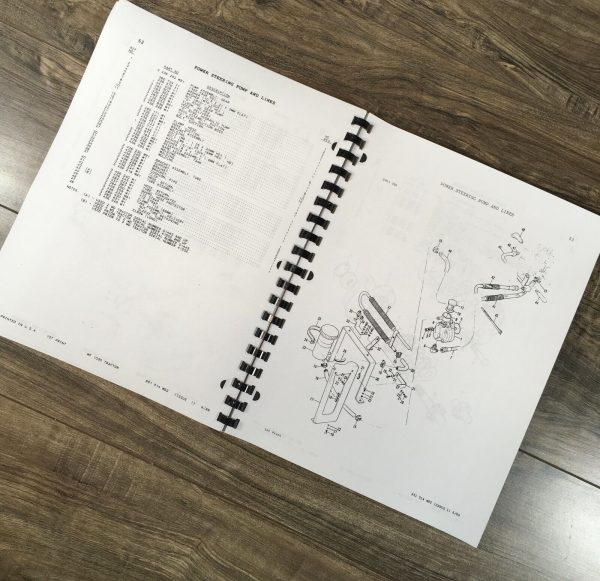 Massey Ferguson Mf 1030 Tractor Parts Manual Catalog Book Exploded Views - Image 6