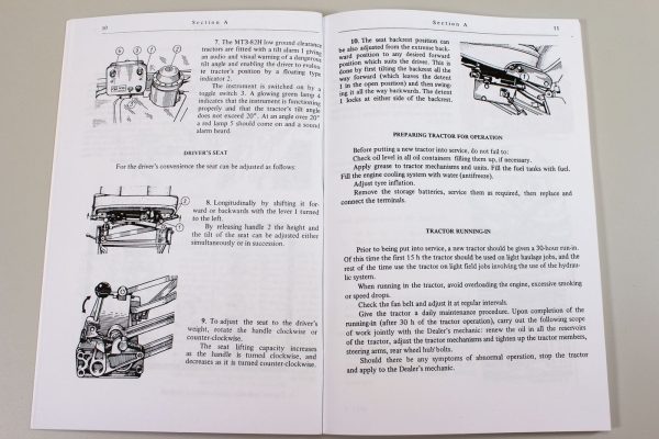 Belarus Mt3-80 82 82H 82P Tractor Owners Operators Manual Maintenance Controls - Image 5