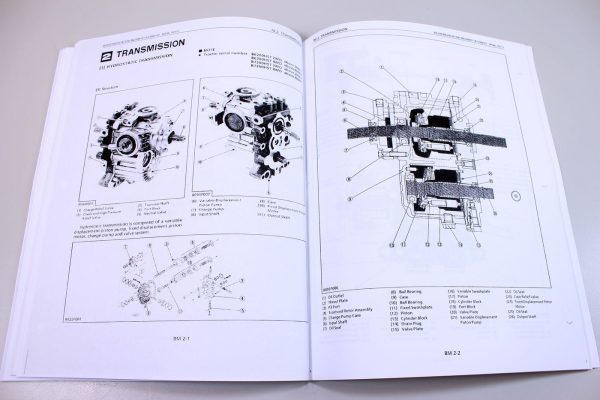 Kubota B6200Hst B7200Hst Tractor Hydro Transmission Service Repair Manual - Image 8