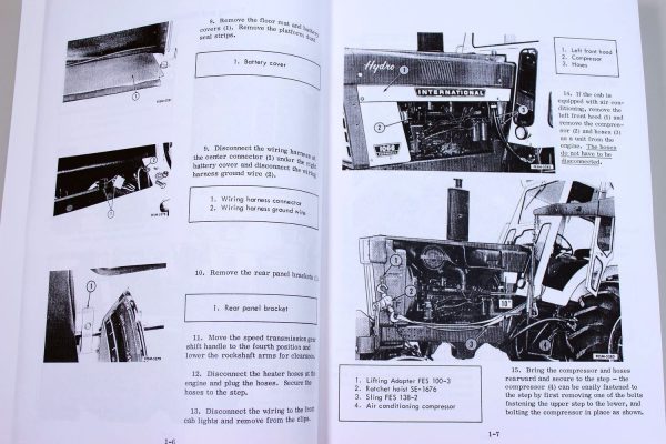 International 766 966 1066 1466 Tractor Service Parts Manual Repair Shop Set Ih - Image 8
