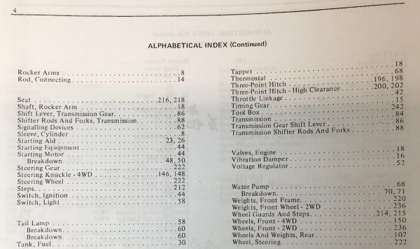 Oliver 1365 Tractor Parts Operators Manual Set Catalog Owners Book - Image 3