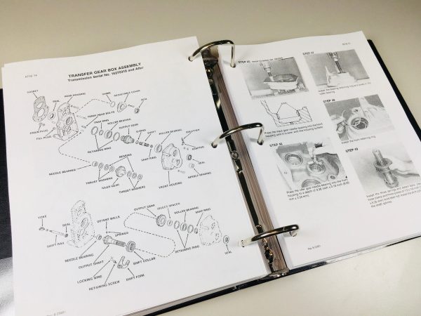 Case 580K Backhoe Loader Tractor Phase 1 Service Manual Parts Catalog Shop Book - Image 9