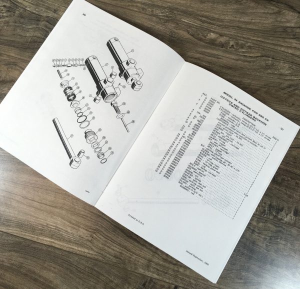 Case 680 Ck Construction King Loader 34 Backhoe Service Manual Parts Catalog Set - Image 12