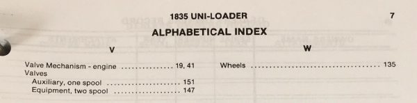 Case 1835 Uni-Loader Skidsteer Service Manual Parts Catalog Operators Owners Set - Image 7