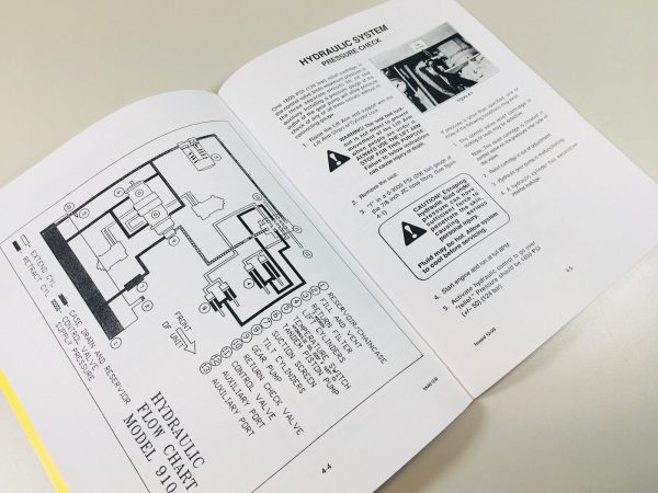 Mustang 910 911 Skid Steer Service Repair Manual Technical Shop Book - Image 4