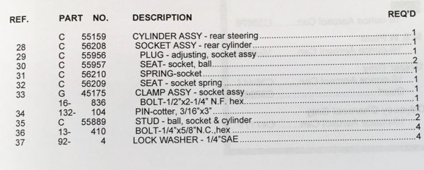 Ingersoll 3016 3018 3020 4016 4018 4020 Compact Tractors Parts Manual Catalog - Image 2