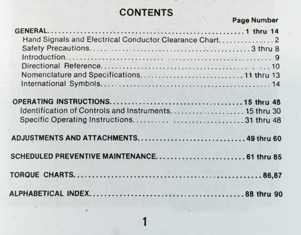 Drott Case 40D Crawler Excavator Operators Manual Owners Book Maintenance - Image 2