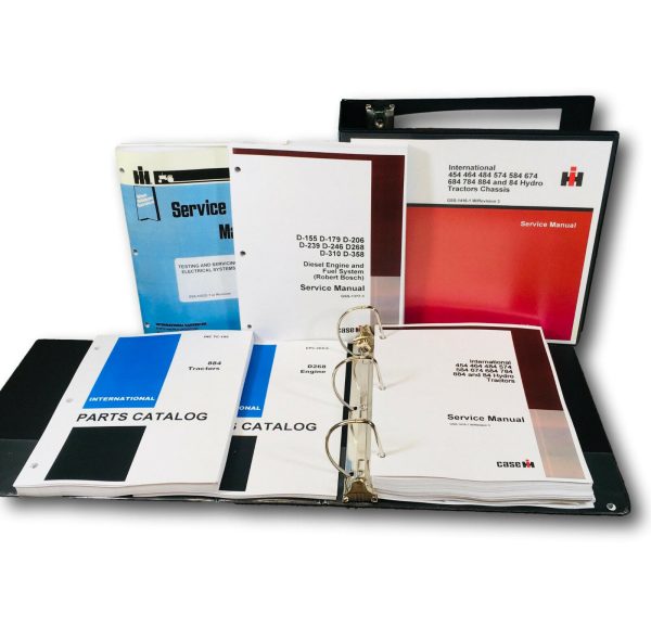 Farmall International 884 Tractor Service Parts Manual Set Repair Shop Catalog