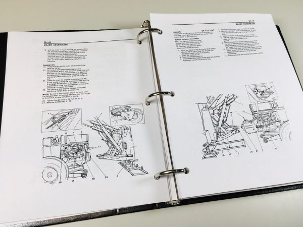 Massey Ferguson 20B 20D 30E 50E Tractor Loader Backhoe Industrial Service Manual - Image 4