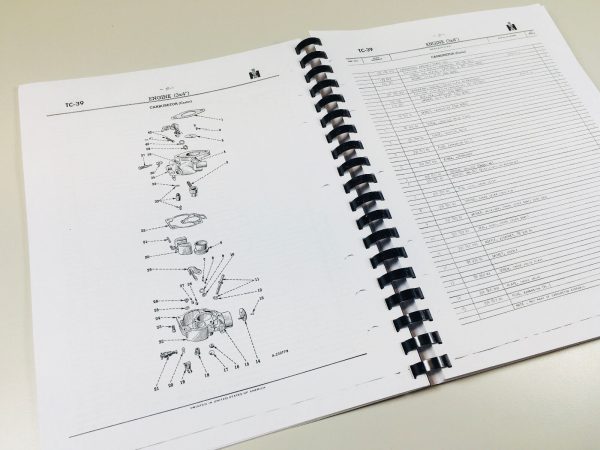 International Super A Tractor Operators Manual Parts Catalog Assembly - Image 9