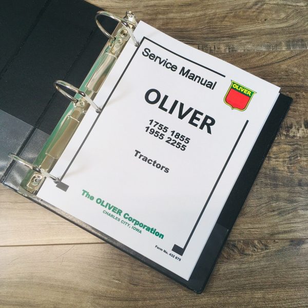 Oliver 1855 Tractor Service Parts Manual Set Repair Workshop Shop Catalog Book - Image 11