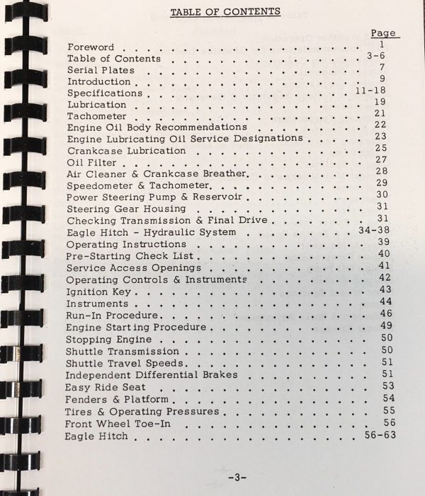 Case 320 Wheel Tractor Parts Catalog Operators Manual Owners Set - Image 2