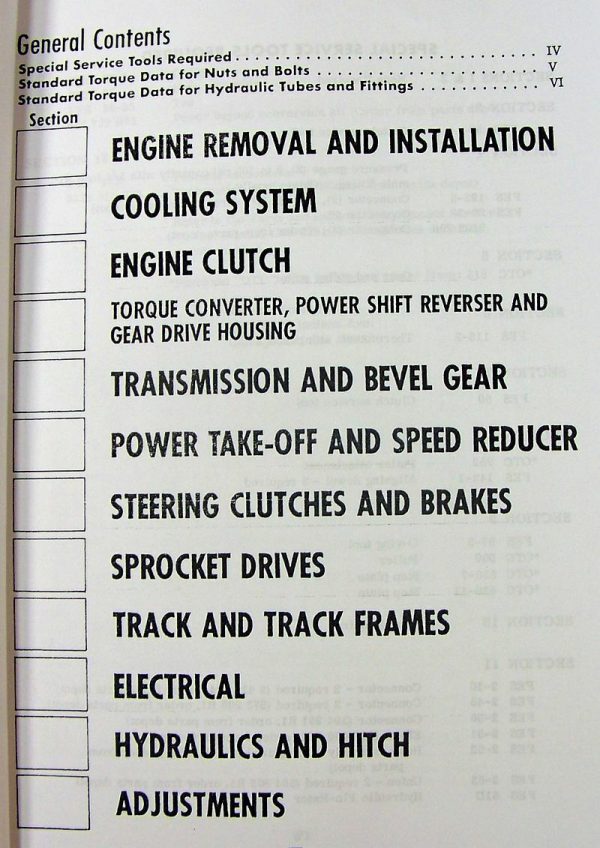 International 500 Series E Crawler Tractors Service Manual Set Repair Shop Book - Image 3