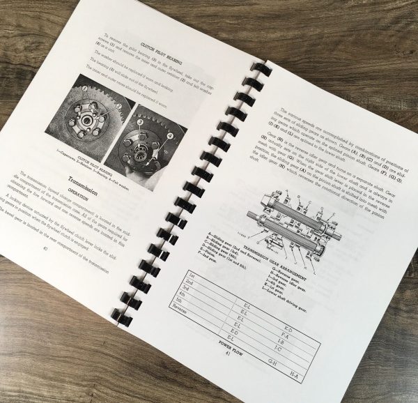 Service Parts Manual Set For Caterpillar D4 Crawler Tractor Catalog SN 7U1-UP - Image 8