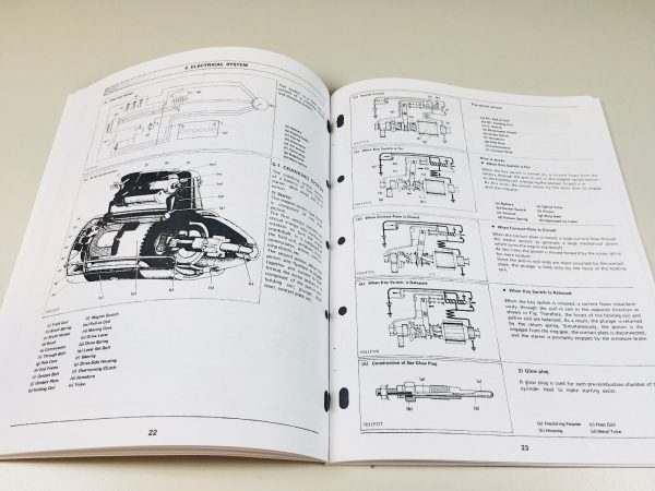 Thomas T133 Skid Steer V1902 Engine Service Manual Repair Shop Book - Image 5