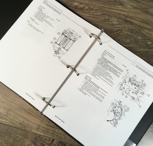 Massey Ferguson 231 261 Tractor Service Manual Repair Shop Technical Workshop - Image 7