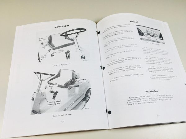 International Harvester Cub Cadet 60 Riding Mower Garden Service Repair Manual - Image 4