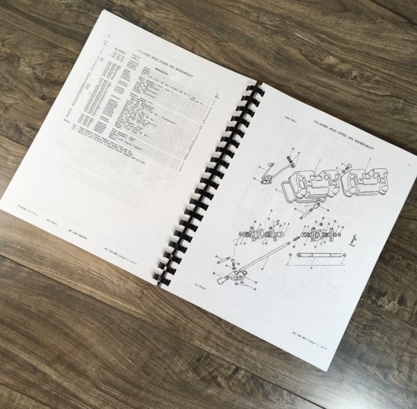 Massey Ferguson 1155 Tractor Parts Manual Catalog Book Assembly Schematics - Image 3