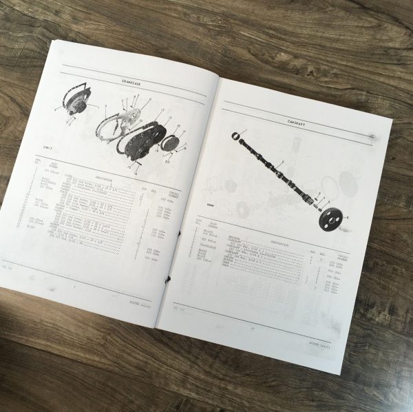 Oliver 1850 1855 Tractor Parts Manual Catalog Assembly Schematics Exploded Views - Image 6