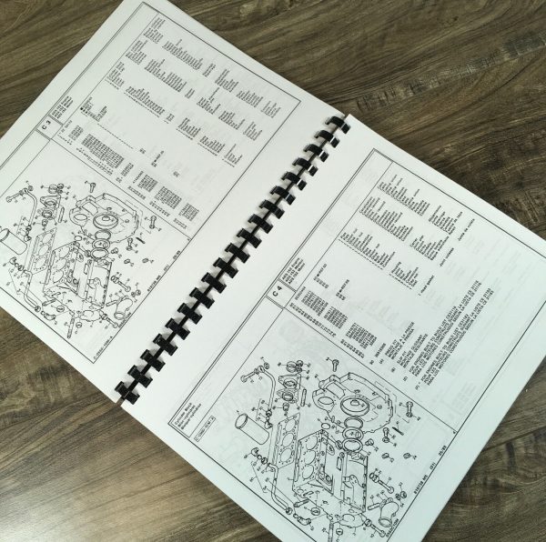 Massey Ferguson 20F Tractor Loader Parts Manual Catalog Book Assembly Schematics - Image 3