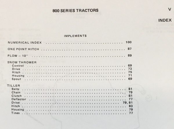 Allis Chalmers 816GT Lawn & Garden Tractor Manual Parts Operators Owners Book AC - Image 5