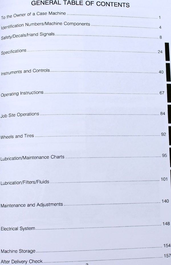 Ji Case 1085C Cruz-Air Excavator Owners Operators Manual Book Maintenance - Image 2