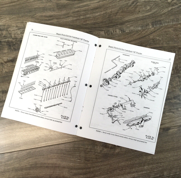 Cockshutt 40 Tractor Service Parts Manual Set Repair Workshop Shop Catalog - Image 9