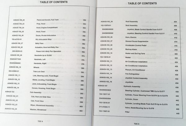 Terex 390E Trashmaster Landfill Compactor Parts Manual Catalog Book Assembly IBH - Image 4