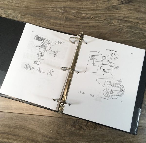 Case 170B Excavator Service Manual Parts Catalog Operators Owners Repair Set - Image 5