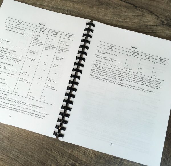 International 815 Combine Chassis Service Parts Manual Set Repair 0-8000 D407 - Image 7