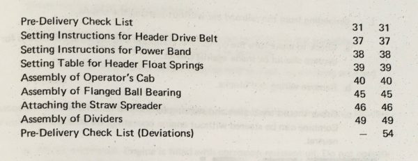 Ford 630 640 Self-Propelled Combines Assembly Manual Book - Image 3