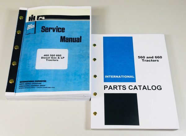 International 660 Diesel Gas Tractor Service Repair Shop Manual