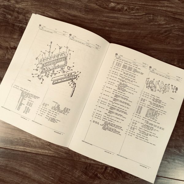 Farmall International D-301 6 Cylinder Diesel Engine Service Parts Manual Set Ih - Image 5