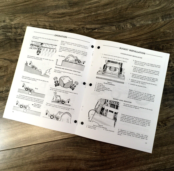 Ford 745 19-863 Loader for 340 540 Tractor Operators Manual Owners Maintenance - Image 4