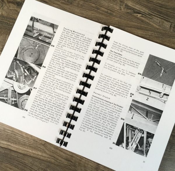 Ford 620 Self-Propelled Combine Operators Manual Set Owners Book Maintenance - Image 9