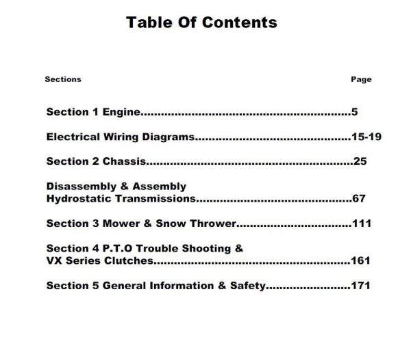 Cub Cadet 1415 1420 1615 1620 1715 1720 Lawn Garden Tractor Service Manual Set - Image 4