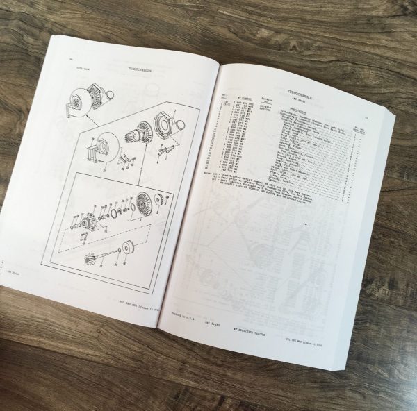 Massey Ferguson 2775 2805 Tractor Parts Manual Catalog Book Assembly Schematics - Image 5