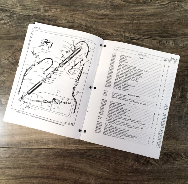 Co-op E5 Tractor Parts Manual Catalog Book Assembly Schematics Exploded Views - Image 7