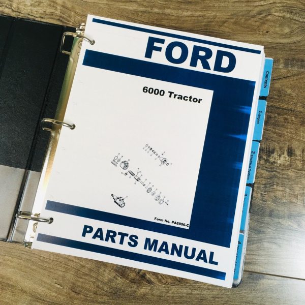 Ford 6000 Tractor Service Parts Operators Manual Owners Repair Shop Set Workshop - Image 2