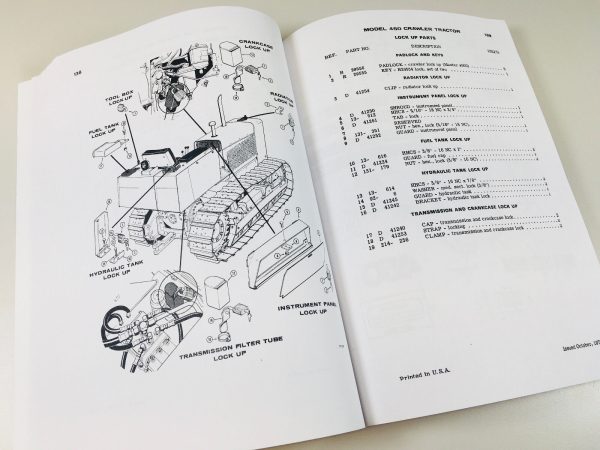 Case 26 26B 26S Backhoe 450 Crawler 207 Diesel Engine Service Parts Manual Set - Image 12