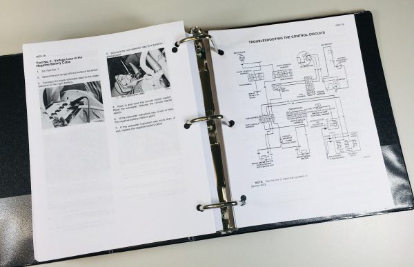 Case 1187 1187B Feller Buncher Service Technical Manual Repair Shop In Binder - Image 8