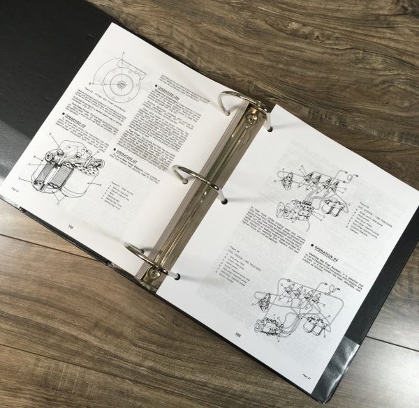 Case 990 995 996 4 Cylinder Diesel Tractors Service Manual Technical Shop Binder - Image 6