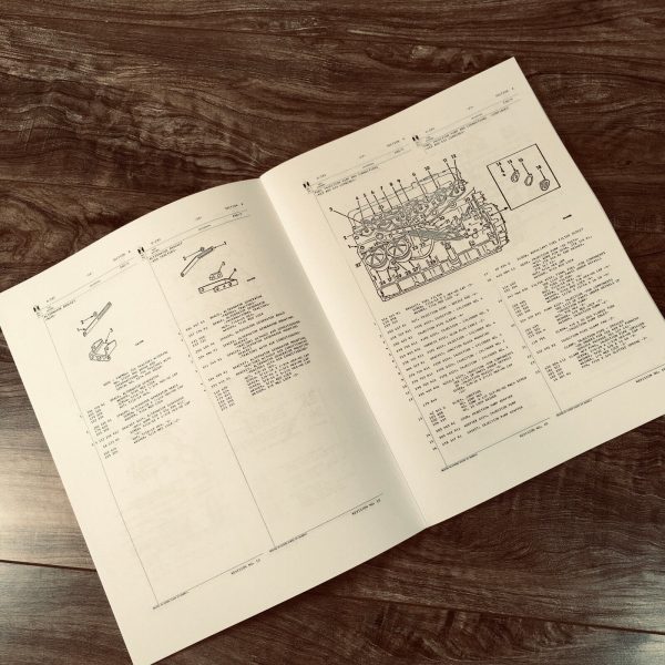 International D-282 Diesel Engine For 706 2706 Tractors Service Parts Manual Set - Image 12