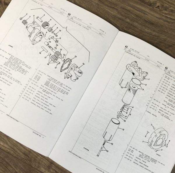International D-407 Diesel Engine Only For 856 Tractor Service Parts Manual Set - Image 10
