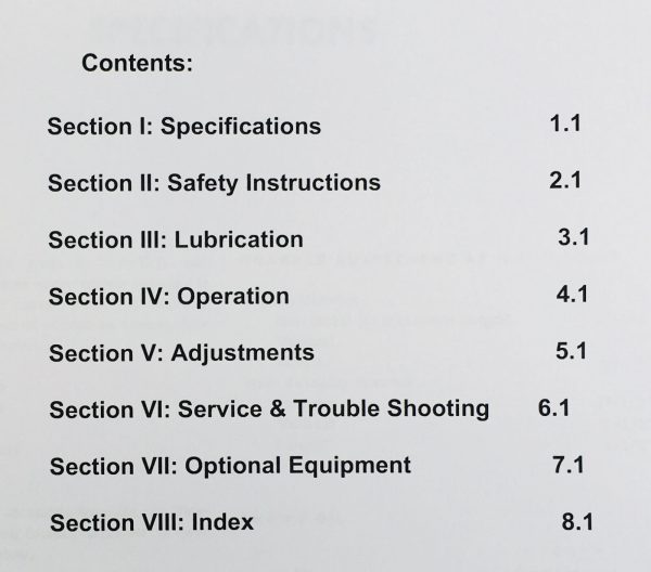 Oliver 1750 Tractor Owners Operators Manual Maintenance - Image 2