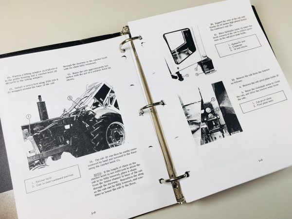 International 1468 Tractor Service Manual Set Dv-550 Engine Chassis Overhaul - Image 4