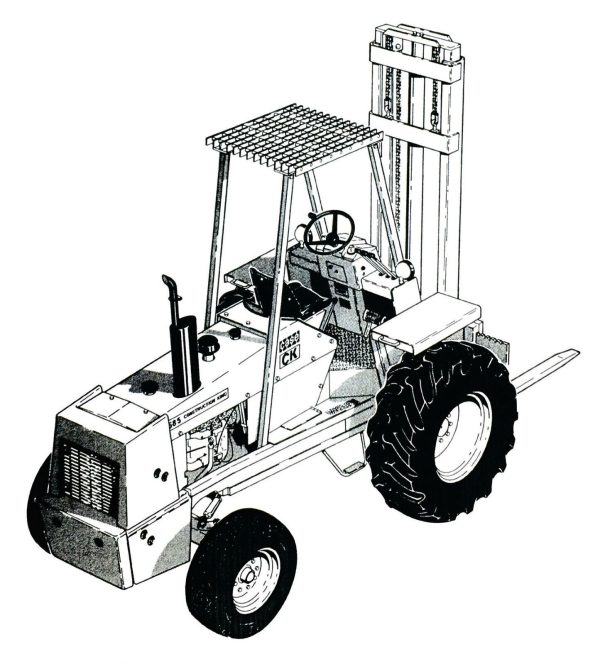 Case Ck 584 585 586 Forklift Shuttle Service Repair Shop Manual Parts Catalog - Image 8