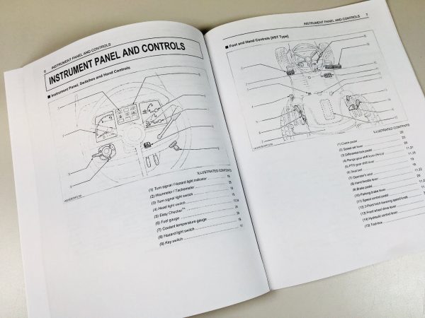 Kubota B7410 B7510 B7610 Tractor Operators Owners Manual Maintenance Book Lube - Image 6